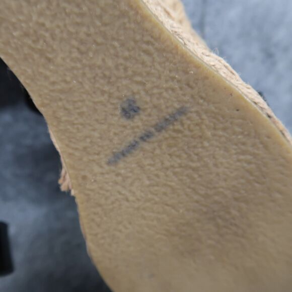 Sondra Roberts Shoes Women 39 Sandal Fashion Espadrille Wedge Platform Slingback - Picture 13 of 15